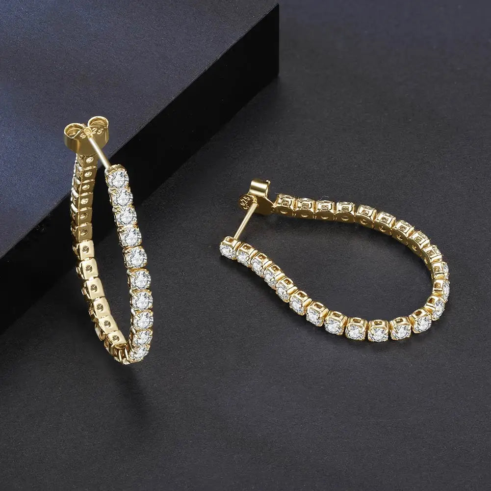 Íves szikrázó fülbevaló