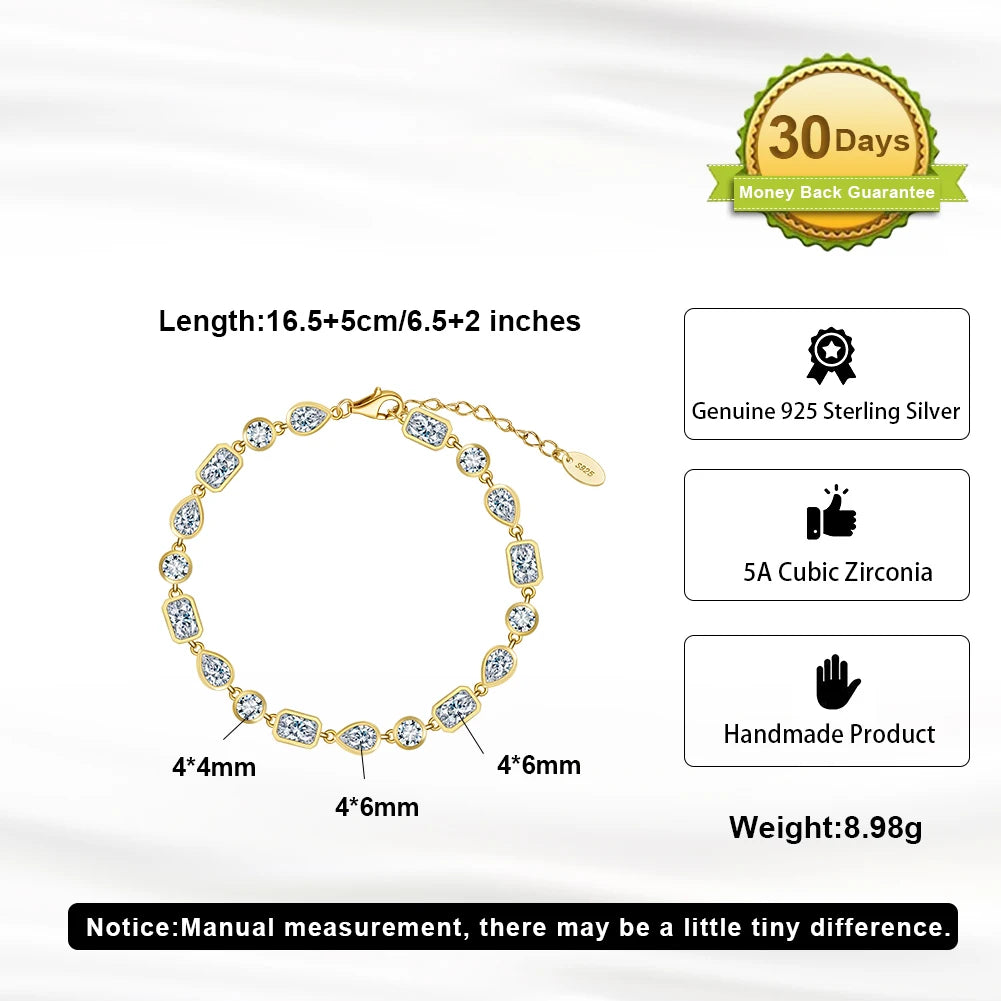 Különleges tündöklő teniszkarkötő